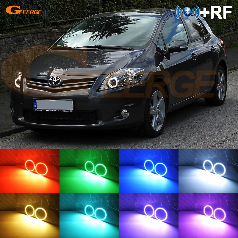 Для TOYOTA Auris Facelift 2010 2011 2012 RF remote Bluetooth APP многоцветный ультра яркий RGB светодиодный