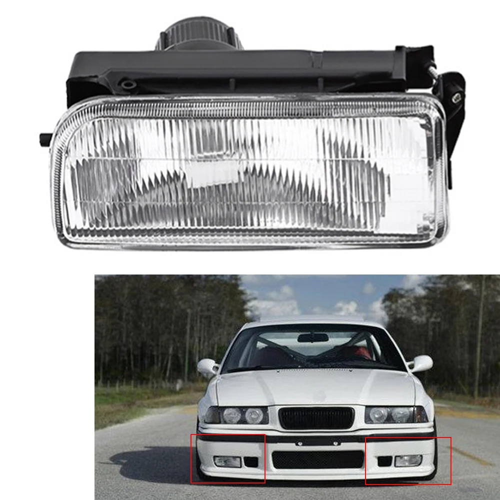 Car Headlights Lens Lamp Front Bumper Fog Light For BMW E36 1992-1998 H1 Base Without Bulbs Car-Detector Car-Styling
Car Headlights Lens Lamp Front Bumper Fog Light For BMW E36 1992-1998 H1 Base Without Bulbs Car-Detector Car-Styling