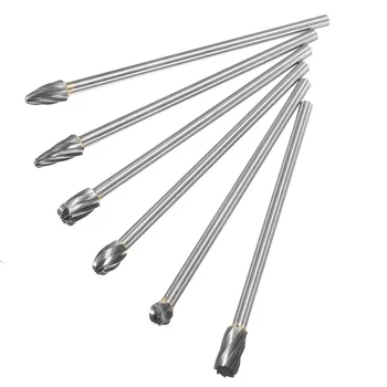 6PCS/Set 150mm Long Carbide Drill 6mm 1/4" Handle Rotating Tungsten Carbide Aluminum Burr Cutting 10mm
6PCS/Set 150mm Long Carbide Drill 6mm 1/4" Handle Rotating Tungsten Carbide Aluminum Burr Cutting 10mm