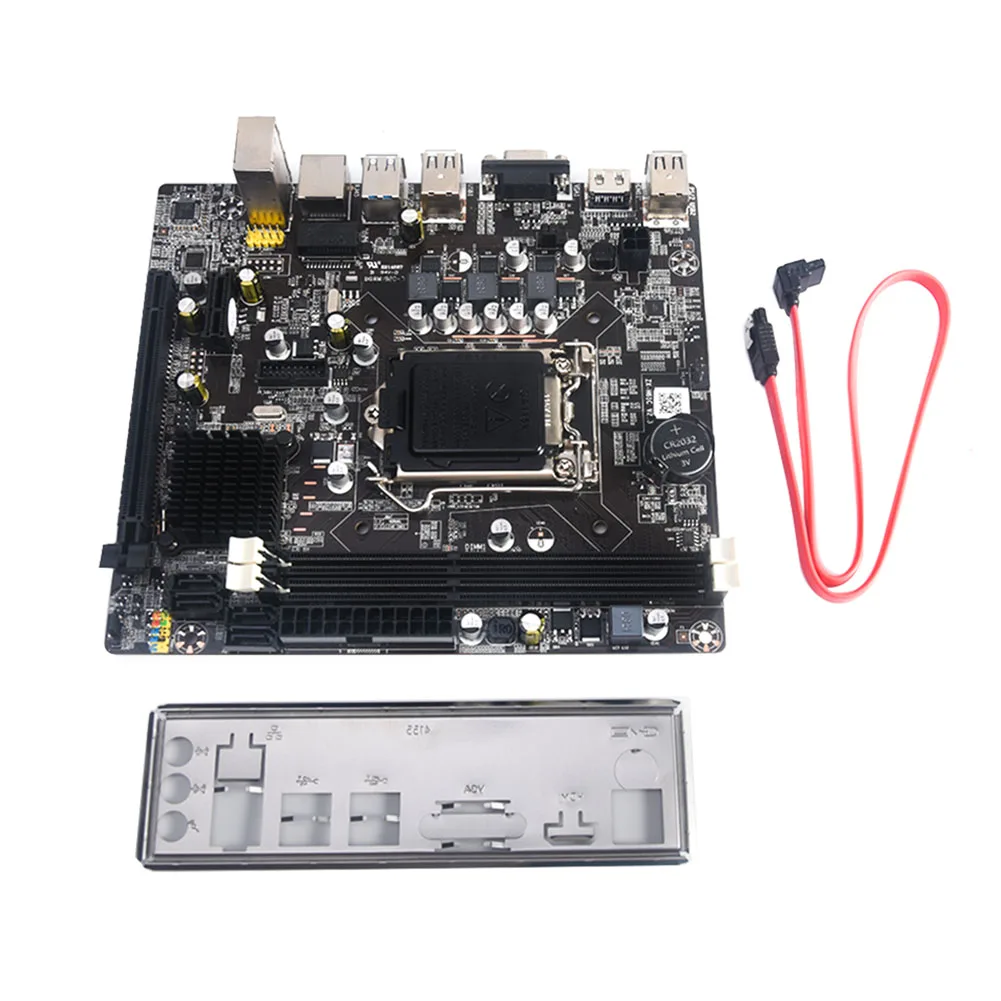DDR3 Memory Motherboard LGA 1155 MicroATX For Intel H61 Socket Computer Accessories Replacement Professional Practical Mainboard
DDR3 Memory Motherboard LGA 1155 MicroATX For Intel H61 Socket Computer Accessories Replacement Professional Practical Mainboard