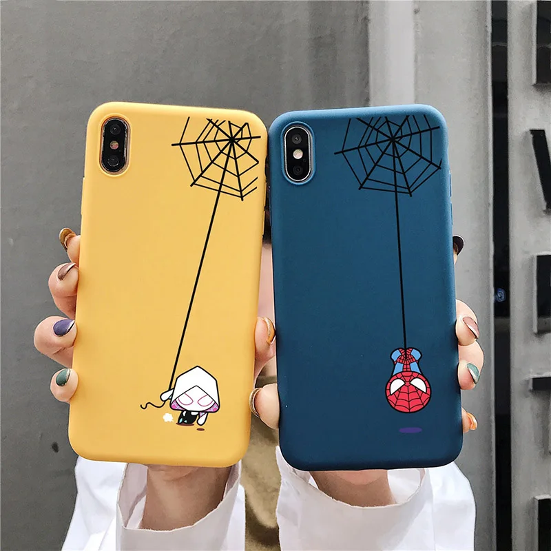 Marvel Logo Phone Case for iPhone 11 X XR Xs Max 8 7 6 Plus 6S 5S SE Soft Silicone Cover Spider Woman Spiderman Cartoon Coque
Marvel Logo Phone Case for iPhone 11 X XR Xs Max 8 7 6 Plus 6S 5S SE Soft Silicone Cover Spider Woman Spiderman Cartoon Coque