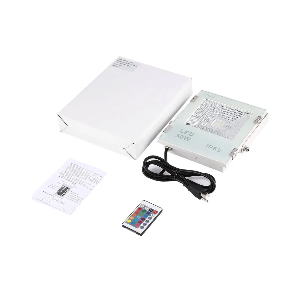ICOCO Outdoor RGB LED Floodlight Remote Control 16 Colors 4 Modes Switchable Waterproof for Roads Garden Bridges Billboard
ICOCO Outdoor RGB LED Floodlight Remote Control 16 Colors 4 Modes Switchable Waterproof for Roads Garden Bridges Billboard