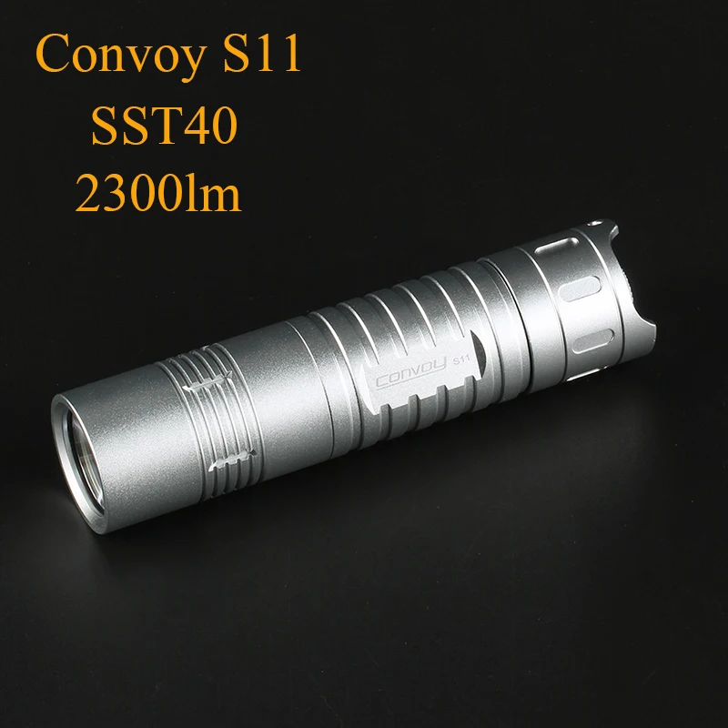 LED Flashlight Convoy S11 SST40 18650 26650 Flash Light 2300lm Powerful Torch Work Light Portable Lanterna Silver Bike Light
LED Flashlight Convoy S11 SST40 18650 26650 Flash Light 2300lm Powerful Torch Work Light Portable Lanterna Silver Bike Light
