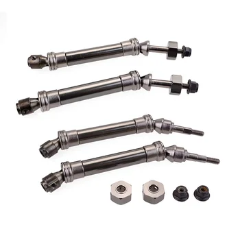 CVD Steel Front & Rear Drive Shaft Assembly Heavy Duty for 1/10 Traxxas Slash 4X4 Stampede VXL 2WD 6851R 6851X 6852R 6852X,Grey
CVD Steel Front & Rear Drive Shaft Assembly Heavy Duty for 1/10 Traxxas Slash 4X4 Stampede VXL 2WD 6851R 6851X 6852R 6852X,Grey