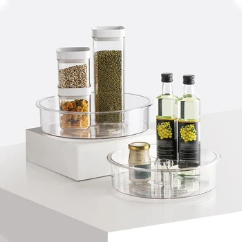 360° Spinning 11.5 Inch Spice Rack Organizer Transparent Plastic Turntable Cabinet holder For Spices, Sauces, Drinks, Pantry
360° Spinning 11.5 Inch Spice Rack Organizer Transparent Plastic Turntable Cabinet holder For Spices, Sauces, Drinks, Pantry