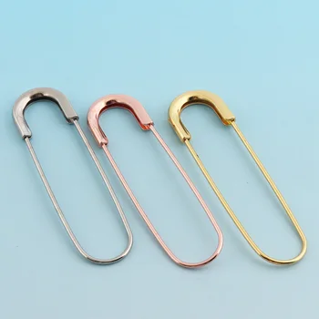 10pcs 80*21mm Large Charming Safety Pins Rose Gold Craft Findings Metal Brooch Safety Pins DIY Sewing Tools Accessory 
10pcs 80*21mm Large Charming Safety Pins Rose Gold Craft Findings Metal Brooch Safety Pins DIY Sewing Tools Accessory