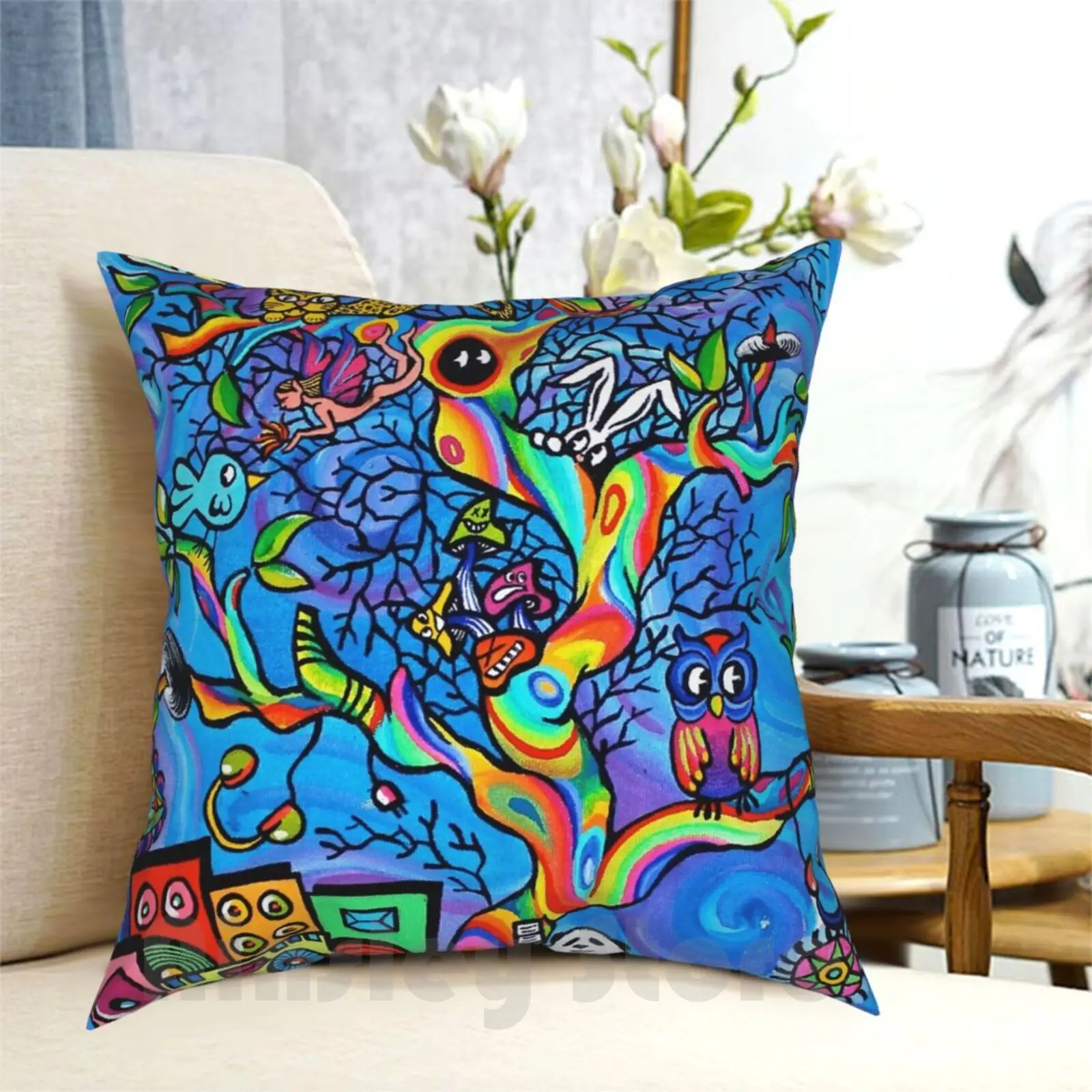 Tree Party Pillow Case Printed Home Soft Throw Pillow Tree Party Psychedelic Trippy Colorful Hippie Animals Pandabear
Tree Party Pillow Case Printed Home Soft Throw Pillow Tree Party Psychedelic Trippy Colorful Hippie Animals Pandabear