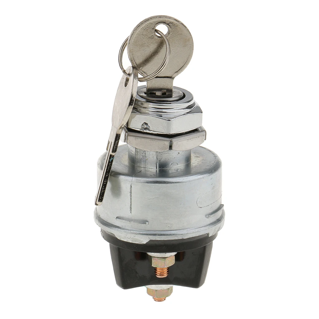 12 Volt Forklift Tractor Universal 3 Position Ignition Starter Keys Switch