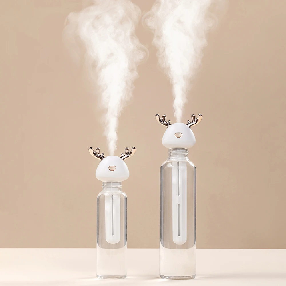 Reindeer Mini Air Humidifier Ultrasonic Quiet Cool Mist USB Portable Vaporizer for Travel Home Car Humidification Detachable
Reindeer Mini Air Humidifier Ultrasonic Quiet Cool Mist USB Portable Vaporizer for Travel Home Car Humidification Detachable