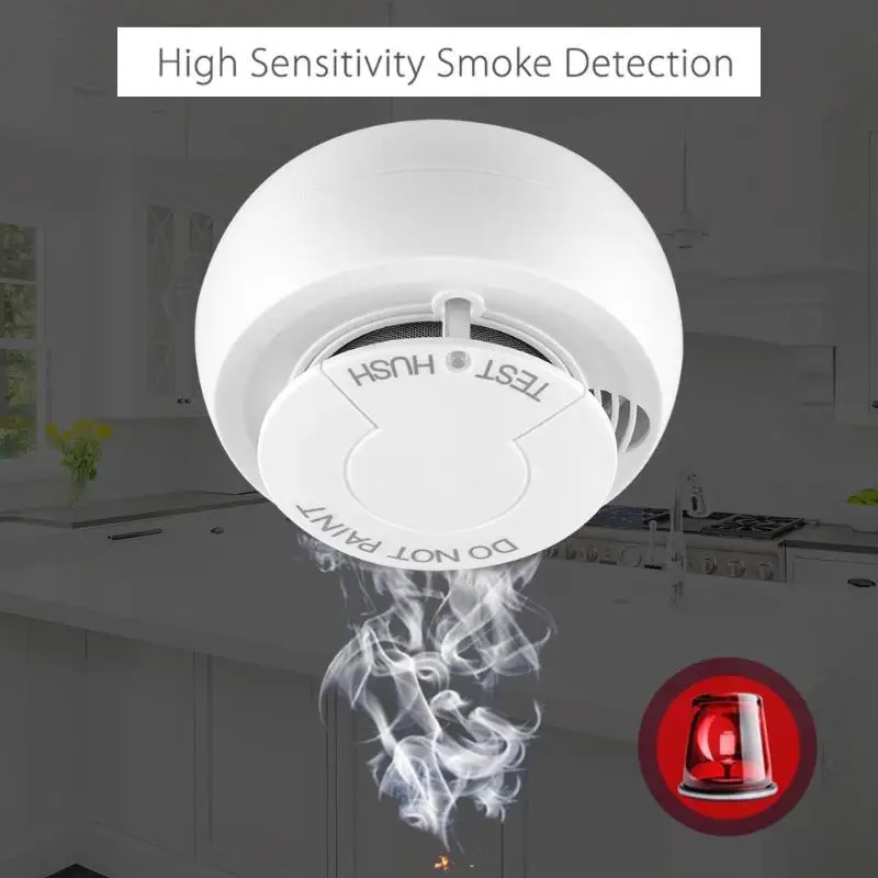 Wireless Fire Sensor Protection Smoke Detector Highly Dust-Proof External Light Sensitive Alarm Systems for Indoor Shop Hotel
Wireless Fire Sensor Protection Smoke Detector Highly Dust-Proof External Light Sensitive Alarm Systems for Indoor Shop Hotel