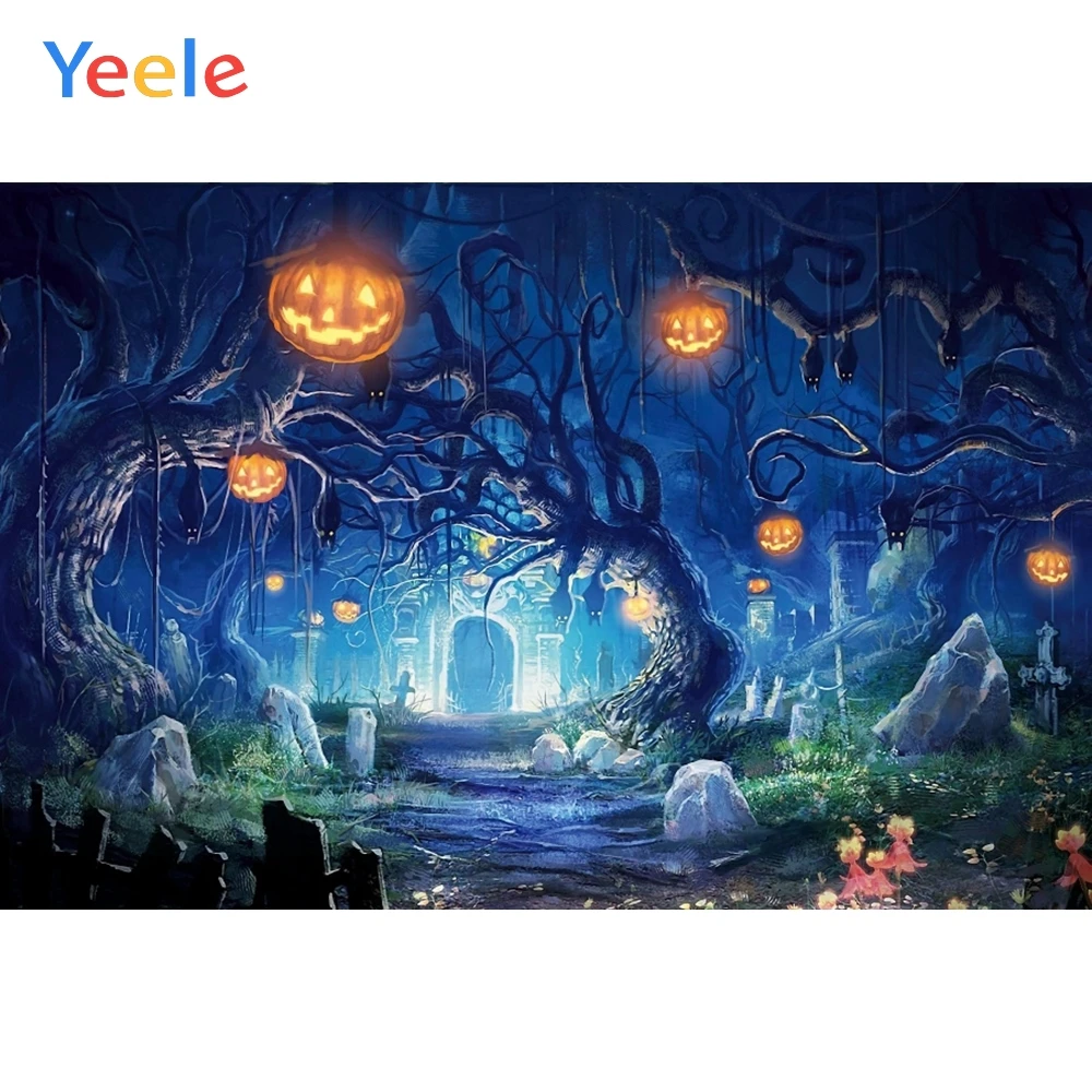 Halloween Backdrop Forest Tree Branches Pumpkin Lantern Tombstone Background Photography Backdrops For Photo Studio Photophone
Halloween Backdrop Forest Tree Branches Pumpkin Lantern Tombstone Background Photography Backdrops For Photo Studio Photophone