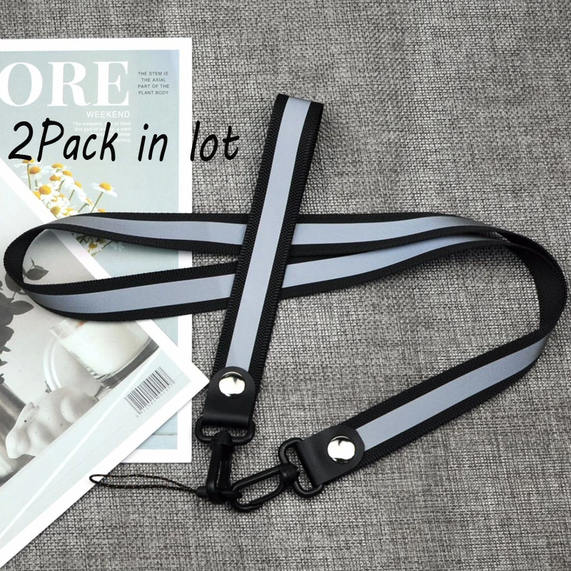 Reflective Stripe Phone Neck Straps Lanyards For Keys ID Badge Phone Rope with Keyring For ID Card Holder Wristband
Reflective Stripe Phone Neck Straps Lanyards For Keys ID Badge Phone Rope with Keyring For ID Card Holder Wristband