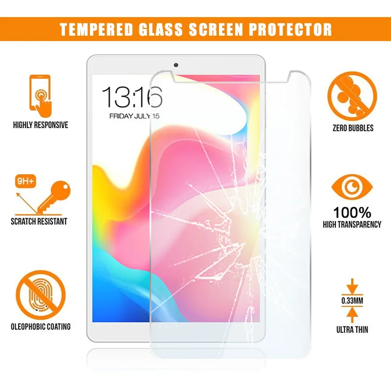 For Teclast P80 Pro Tablet Tempered Glass Screen Protector 9H Premium Scratch Resistant Anti-fingerprint HD Clear Film Cover
For Teclast P80 Pro Tablet Tempered Glass Screen Protector 9H Premium Scratch Resistant Anti-fingerprint HD Clear Film Cover