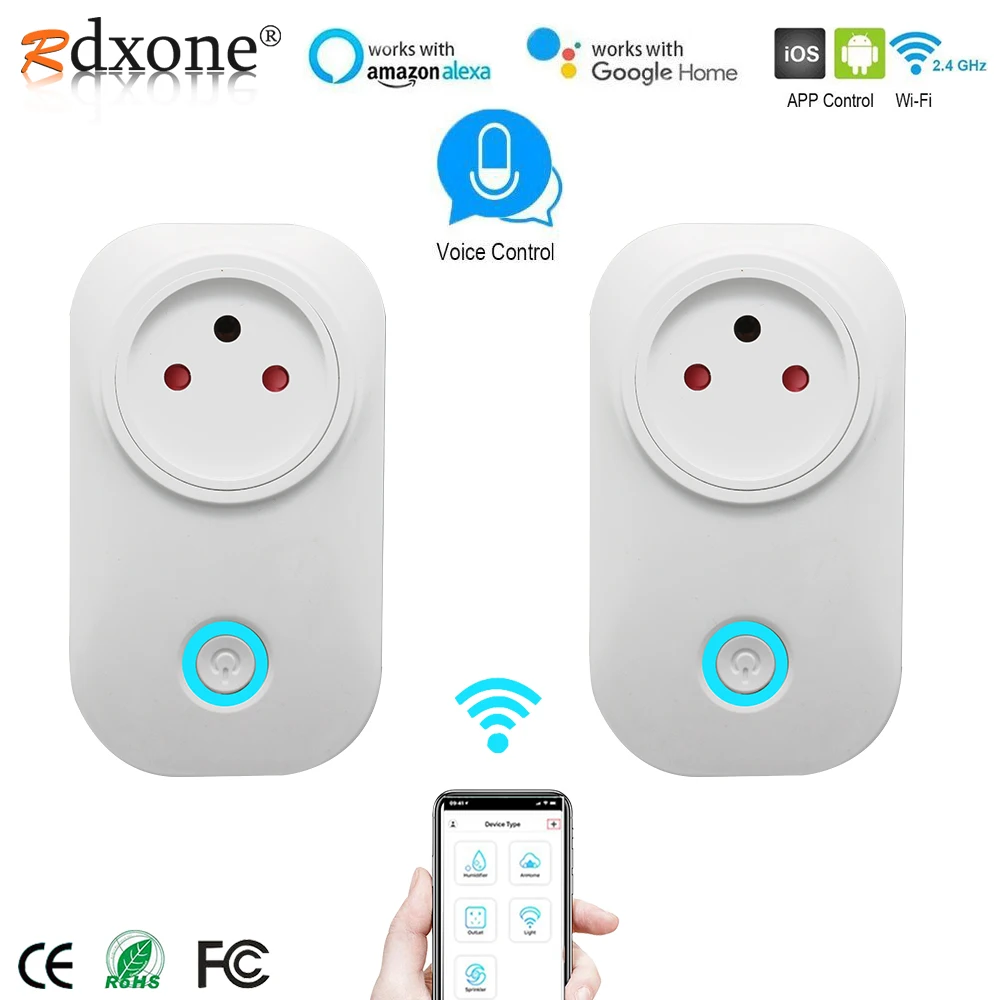 Israel Wifi Socket Rdxone Smart Plug Socket Wireless Plug Work With Alexa Google Assistant IFTTT Smart Life APP
Israel Wifi Socket Rdxone Smart Plug Socket Wireless Plug Work With Alexa Google Assistant IFTTT Smart Life APP