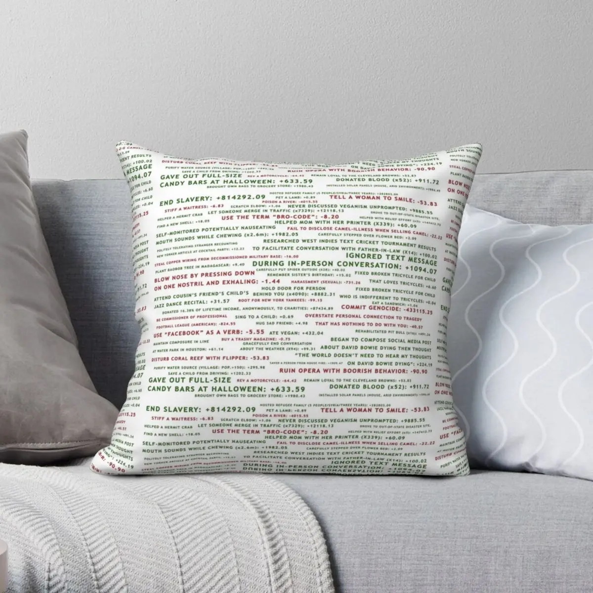 Point System The Good Place Pillowcase Polyester Linen Velvet Creative Zip Decor Throw Pillow Case Sofa Seater Cushion Cover
Point System The Good Place Pillowcase Polyester Linen Velvet Creative Zip Decor Throw Pillow Case Sofa Seater Cushion Cover