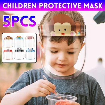 5PCS Kids Full Face Shield Mask Protective Visor Face Mask Plastic Anti Splash Anti saliva Dust-proof Full Face Cover
5PCS Kids Full Face Shield Mask Protective Visor Face Mask Plastic Anti Splash Anti saliva Dust-proof Full Face Cover
