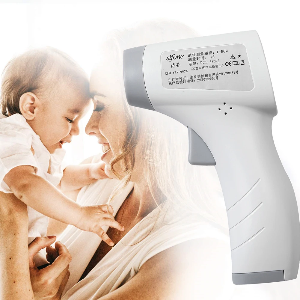 Medical Digital Infrared Thermometer Forehead Fever Gun Thermometer Non-Contact Adult Baby Temperature Measuring
Medical Digital Infrared Thermometer Forehead Fever Gun Thermometer Non-Contact Adult Baby Temperature Measuring
