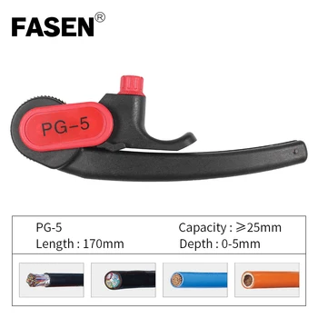 Cable stripping tool Ratchet Wheel Type Stripper Cable Knife PG-5 Cable Stripper For 25mm Comm/PVC/LV cable stripping knife
Cable stripping tool Ratchet Wheel Type Stripper Cable Knife PG-5 Cable Stripper For 25mm Comm/PVC/LV cable stripping knife