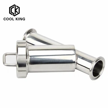 CK 3/4”1" 1-1/4" 1-1/2“ 2" 3"Pipe OD 19/51/76mm Stainless Steel SS304 Tri Clamp OD 50.5//64/91mm Y Type Sanitary Filter Strainer
CK 3/4”1" 1-1/4" 1-1/2“ 2" 3"Pipe OD 19/51/76mm Stainless Steel SS304 Tri Clamp OD 50.5//64/91mm Y Type Sanitary Filter Strainer