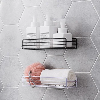 Shower Bathroom Shelf Punch-Free Wall Storage Rack Stainless Steel Storage Basket for Toilet Kitchen Bathroom Accessories
Shower Bathroom Shelf Punch-Free Wall Storage Rack Stainless Steel Storage Basket for Toilet Kitchen Bathroom Accessories
