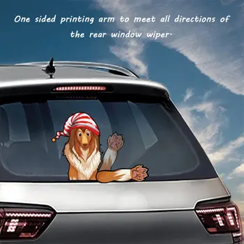 Christmas dog Decoration 3D Waving Car Stickers Styling Window Wiper Decals Rear Windshield Decoration
Christmas dog Decoration 3D Waving Car Stickers Styling Window Wiper Decals Rear Windshield Decoration