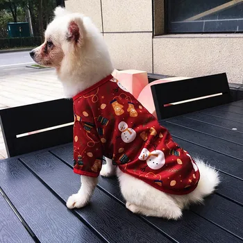 Christmas Pet Vests For Small Medium Dogs Comfortable Cotton T-shirt Puppy Printed Clothes Xmas Costume Pet Products
Christmas Pet Vests For Small Medium Dogs Comfortable Cotton T-shirt Puppy Printed Clothes Xmas Costume Pet Products