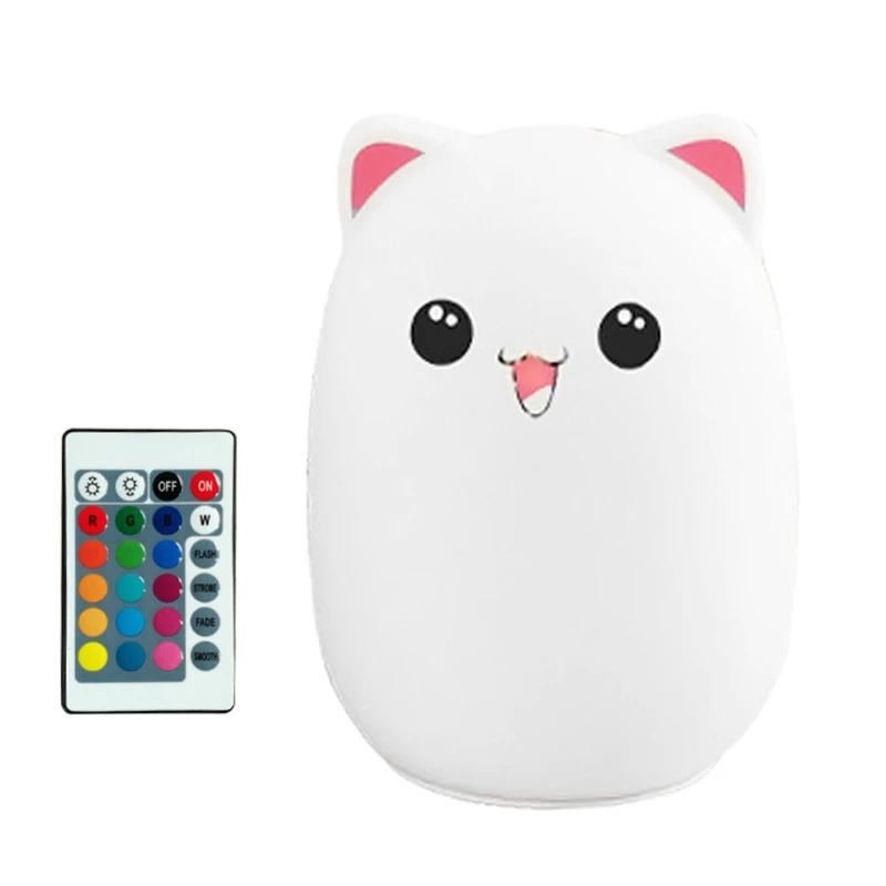 2023 New LED Bear Night Light Silicone Bedside Lamp Color Lamps Children Cute Night Light
2023 New LED Bear Night Light Silicone Bedside Lamp Color Lamps Children Cute Night Light