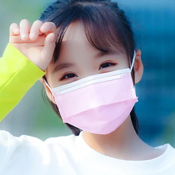Pink White Black Kids Face Mask Disposable 3Ply Nonwoven Child Mouth Mask Filter Cloth Protective Mask PM2.5 Dust Children Masks
Pink White Black Kids Face Mask Disposable 3Ply Nonwoven Child Mouth Mask Filter Cloth Protective Mask PM2.5 Dust Children Masks