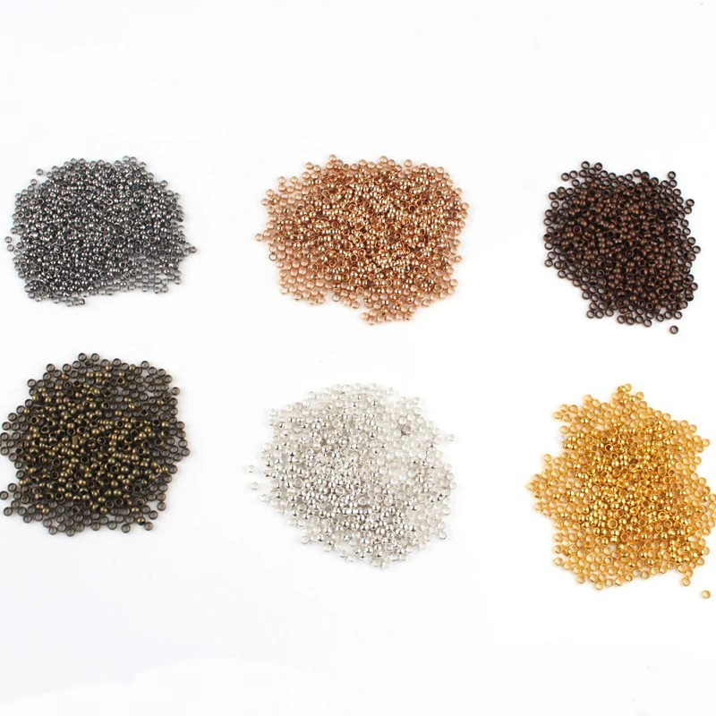 500pcs/lot Positioning Beads Metal Stopper Beads 2/2.5/3MM Round Loose Spacer End Beads For Diy Jewelry Making Bracelet Findings
500pcs/lot Positioning Beads Metal Stopper Beads 2/2.5/3MM Round Loose Spacer End Beads For Diy Jewelry Making Bracelet Findings