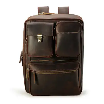 Tiding Luxury Large Crazy Horse Leather Men's Briefcase Business Multi-function 17 inch Laptop Bag Designer Travel Backpack 3566
Tiding Luxury Large Crazy Horse Leather Men's Briefcase Business Multi-function 17 inch Laptop Bag Designer Travel Backpack 3566