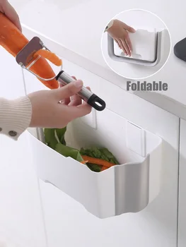 Foldable Kitchen Waste Bins Door Hanging Trash Can Garbage Can Folding Silica gel Waste Bins Collapsible Dry Wet Trash Can
Foldable Kitchen Waste Bins Door Hanging Trash Can Garbage Can Folding Silica gel Waste Bins Collapsible Dry Wet Trash Can
