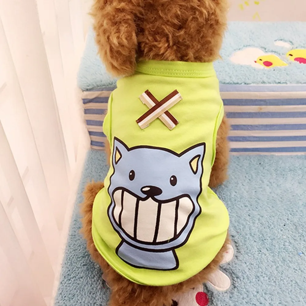 Classic Design Dog Vest Fashionable Spring and Summer Printed Cotton Cartoon Ribbon X Dog Vest Cute Thin Pet Supply
Classic Design Dog Vest Fashionable Spring and Summer Printed Cotton Cartoon Ribbon X Dog Vest Cute Thin Pet Supply