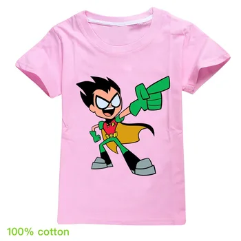 2019 New Teen Titans GO Cartoon Fashion Short O-Neck T Shirts Children Summer 3D Print Casual Active Tee Shirt Girls Tops Unisex
2019 New Teen Titans GO Cartoon Fashion Short O-Neck T Shirts Children Summer 3D Print Casual Active Tee Shirt Girls Tops Unisex