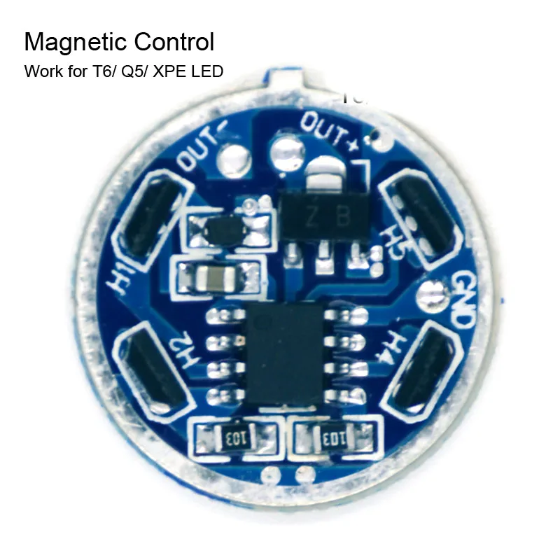 Flashlight 2.5-4.2V Magnetic Control Driver Board for LED XPE Q5 R5 T6 U2 PCB Driving Plate for 1x18650 Lithium Battery
Flashlight 2.5-4.2V Magnetic Control Driver Board for LED XPE Q5 R5 T6 U2 PCB Driving Plate for 1x18650 Lithium Battery