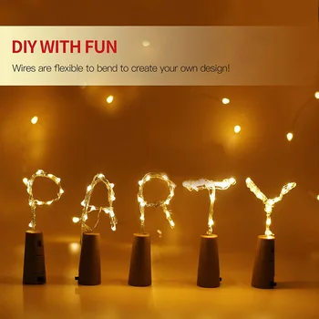 5pcs String led Wine Bottle with Cork 20 LED Bottle Lights Battery Cork for Party Wedding Christmas Halloween Bar Decor Warm
5pcs String led Wine Bottle with Cork 20 LED Bottle Lights Battery Cork for Party Wedding Christmas Halloween Bar Decor Warm