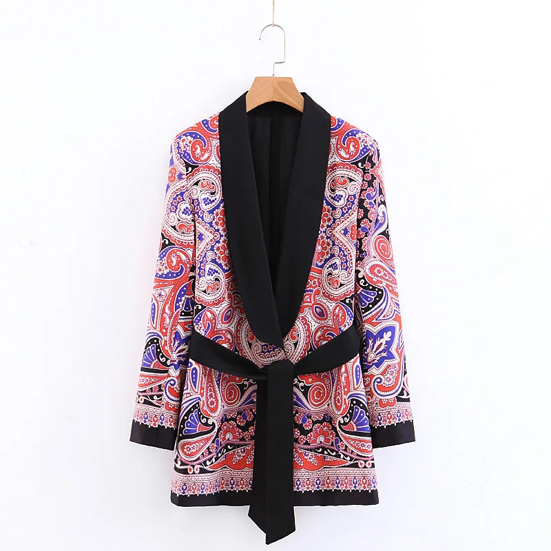 Hong Kong It Western Style 2019 Spring New Style WOMEN'S Dress Versatile with Belt Printed Casual Suit Jacket
Hong Kong It Western Style 2019 Spring New Style WOMEN'S Dress Versatile with Belt Printed Casual Suit Jacket