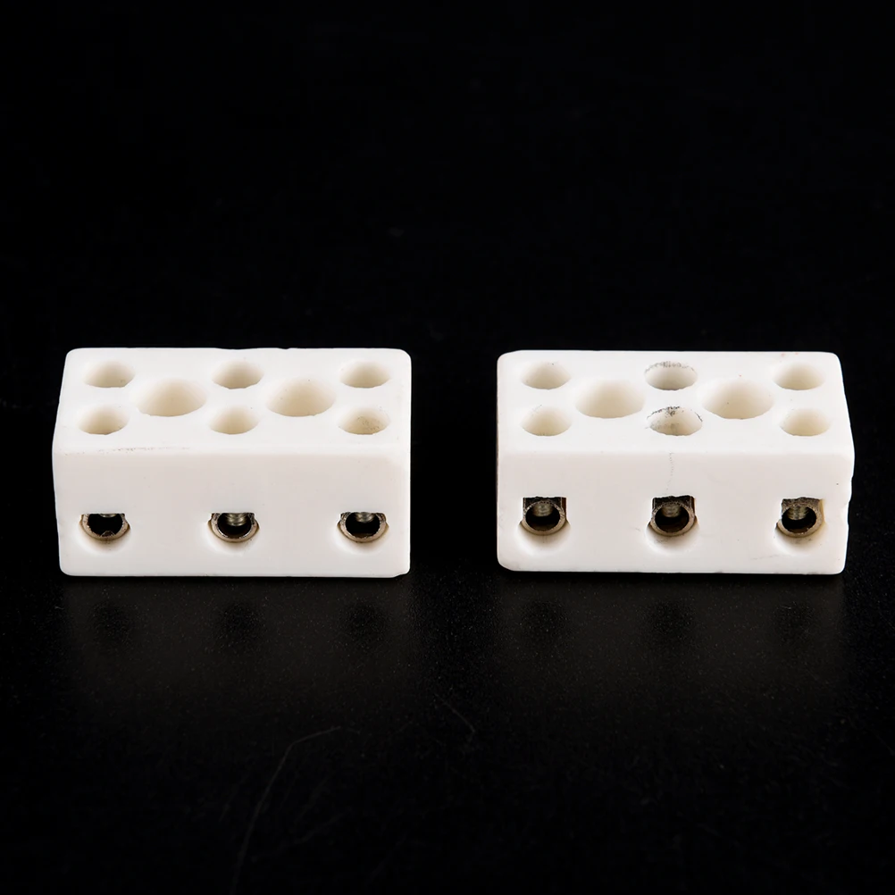 2pcs/lot 425 Degrees 10A-3P Bit Ceramic Post Terminal Blocks Celsius10A 250V Electrical Equipment Connectors Terminals
2pcs/lot 425 Degrees 10A-3P Bit Ceramic Post Terminal Blocks Celsius10A 250V Electrical Equipment Connectors Terminals