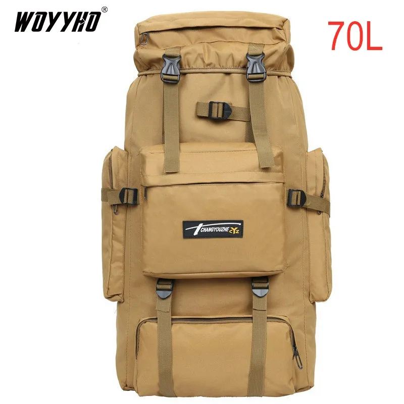 70L Outdoor Tactical Backpack Large Capacity Molle Military Tactical Backpack Waterproof Travel Mountaining Camping Hiking Bag
70L Outdoor Tactical Backpack Large Capacity Molle Military Tactical Backpack Waterproof Travel Mountaining Camping Hiking Bag