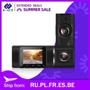 E-ACE Car DVR Dash Cam Full HD 1080P Mini Video Recorder Dashcam Two Cameras Front+Internal Auto Registrator Car Recorder Camera
E-ACE Car DVR Dash Cam Full HD 1080P Mini Video Recorder Dashcam Two Cameras Front+Internal Auto Registrator Car Recorder Camera