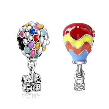 Colorful balloon house fit pandora pendant charms bracelet diy bangle bead jewelry making for women gift 
Colorful balloon house fit pandora pendant charms bracelet diy bangle bead jewelry making for women gift