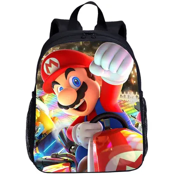 Small Backpack For Boys Girls Cartoon Super Mario Printed Bookbag School Bag 12 Inch Casual Daypacks Satchels Mochila Escolar 
Small Backpack For Boys Girls Cartoon Super Mario Printed Bookbag School Bag 12 Inch Casual Daypacks Satchels Mochila Escolar
