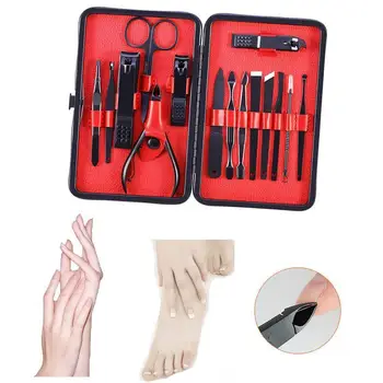 15pcs/set Nail Clippers Black Trimmer Manicure Pedicure Kit Nail Tool Portable Travel Hygiene Set Stainless Cutter Steel Se B3M3
15pcs/set Nail Clippers Black Trimmer Manicure Pedicure Kit Nail Tool Portable Travel Hygiene Set Stainless Cutter Steel Se B3M3