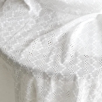 New white Pure Cotton Cloth Hollow out Full Embroidery Lace Fabric Handmade DIY Baby Clothes Tablecloth Handmade Fabric 1 meter
New white Pure Cotton Cloth Hollow out Full Embroidery Lace Fabric Handmade DIY Baby Clothes Tablecloth Handmade Fabric 1 meter