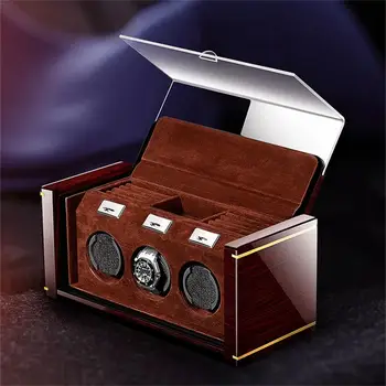 Automatic Watch Winder Box Mechanical Watch Winding Winder Storage Luxury Box Three Head Silent Motor Box 3 Slot
Automatic Watch Winder Box Mechanical Watch Winding Winder Storage Luxury Box Three Head Silent Motor Box 3 Slot