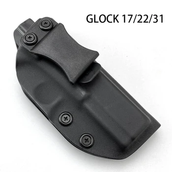 1piece Kydex Inside Waistband IWB Holster Custom For Glock 17 22 31 Concealed 9 mm Gun Pistol Case beltclip
1piece Kydex Inside Waistband IWB Holster Custom For Glock 17 22 31 Concealed 9 mm Gun Pistol Case beltclip
