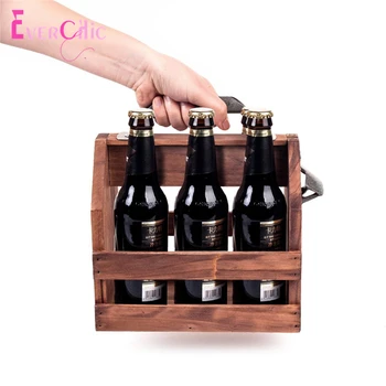 Wooden Milk Bottle Rack 6 Pieces Beer Bracket Built-in Metal Bottle Opener Retro Beer Wooden Basket Solid Wood Red Wine Beer
Wooden Milk Bottle Rack 6 Pieces Beer Bracket Built-in Metal Bottle Opener Retro Beer Wooden Basket Solid Wood Red Wine Beer