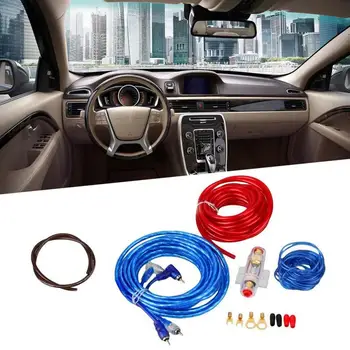 Universal 800W 8 Gauge Power Cable Amplifier Wiring Kit Car Audio Amp Fuse Holder Subwoofer Speaker Installation Kit Accessories
Universal 800W 8 Gauge Power Cable Amplifier Wiring Kit Car Audio Amp Fuse Holder Subwoofer Speaker Installation Kit Accessories