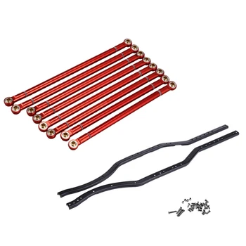 1Set Linkage Frame Modification Ball Head Pull Rod for 313 Wheelbase & 2Pcs Chassis Frame Rails for AXIAL SCX10 90027
1Set Linkage Frame Modification Ball Head Pull Rod for 313 Wheelbase & 2Pcs Chassis Frame Rails for AXIAL SCX10 90027