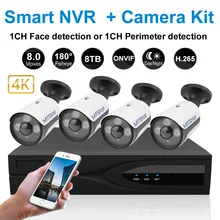 MTStar 4K 4CH Fisheye Bullet IP Security Camera NVR System Face Detection Video Surveillance Camera NVR Kit
MTStar 4K 4CH Fisheye Bullet IP Security Camera NVR System Face Detection Video Surveillance Camera NVR Kit