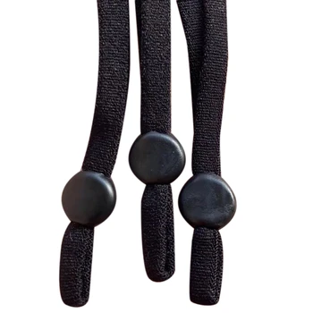 250 Pcs Width 5mm Mask Elastic Band Adjustable Silicone Button Buckle String Rope DIY Sewing Mask Material Black
250 Pcs Width 5mm Mask Elastic Band Adjustable Silicone Button Buckle String Rope DIY Sewing Mask Material Black